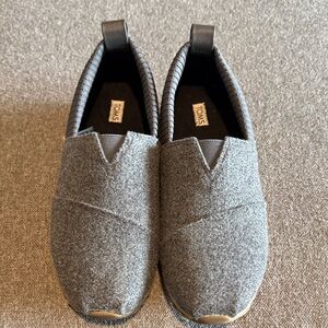 Toms Charcoal Slip-On Shoes